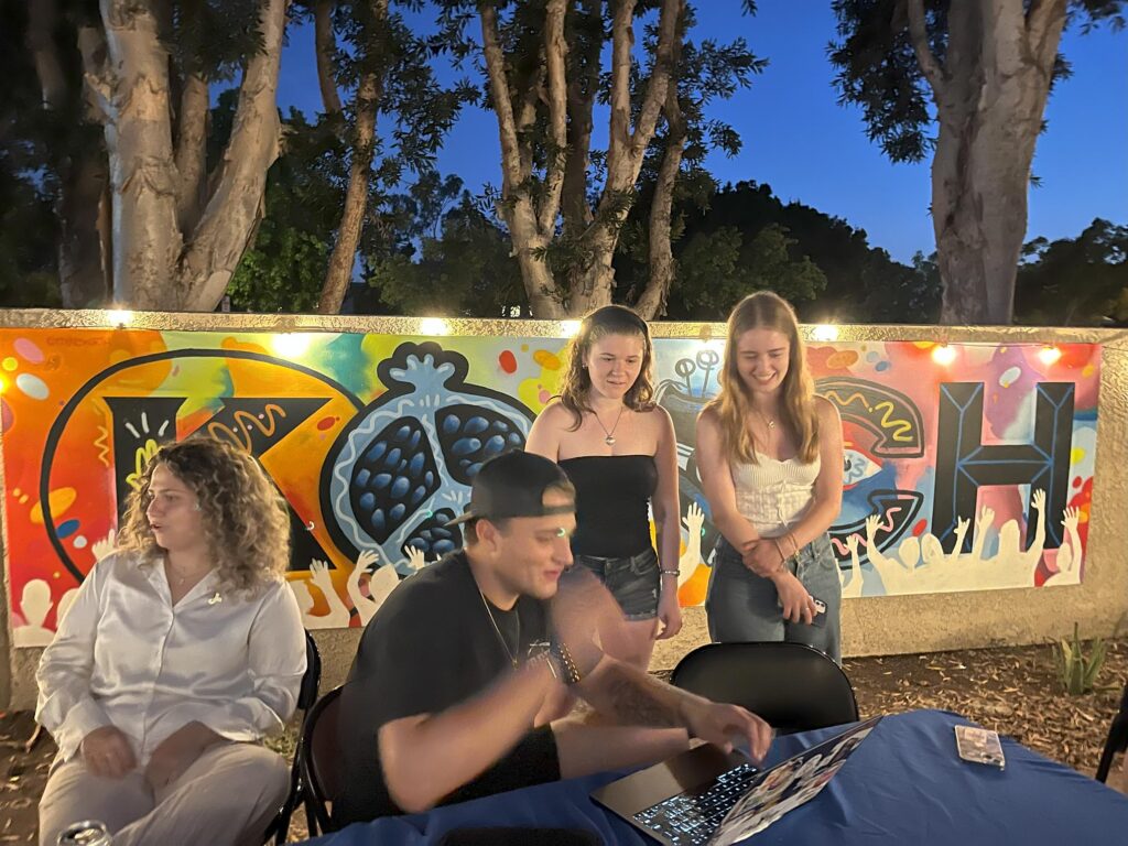 Koach mural by Mike Wirth at IC Irvine Hillel