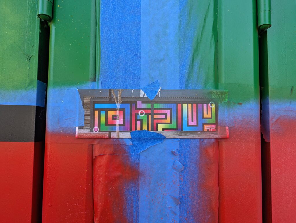 Hillel Smith Shalom mural in Santa Ana at the Jewish Street Art Festival