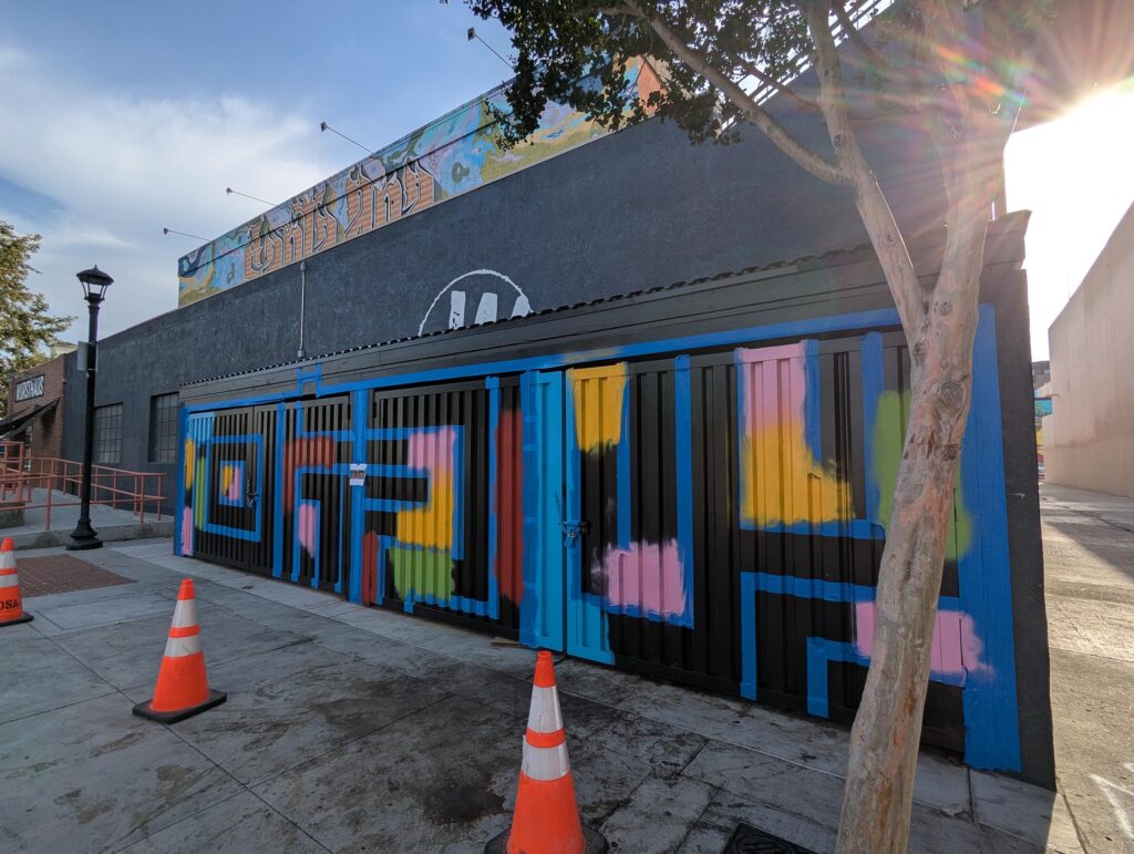 Hillel Smith Shalom mural in Santa Ana at the Jewish Street Art Festival